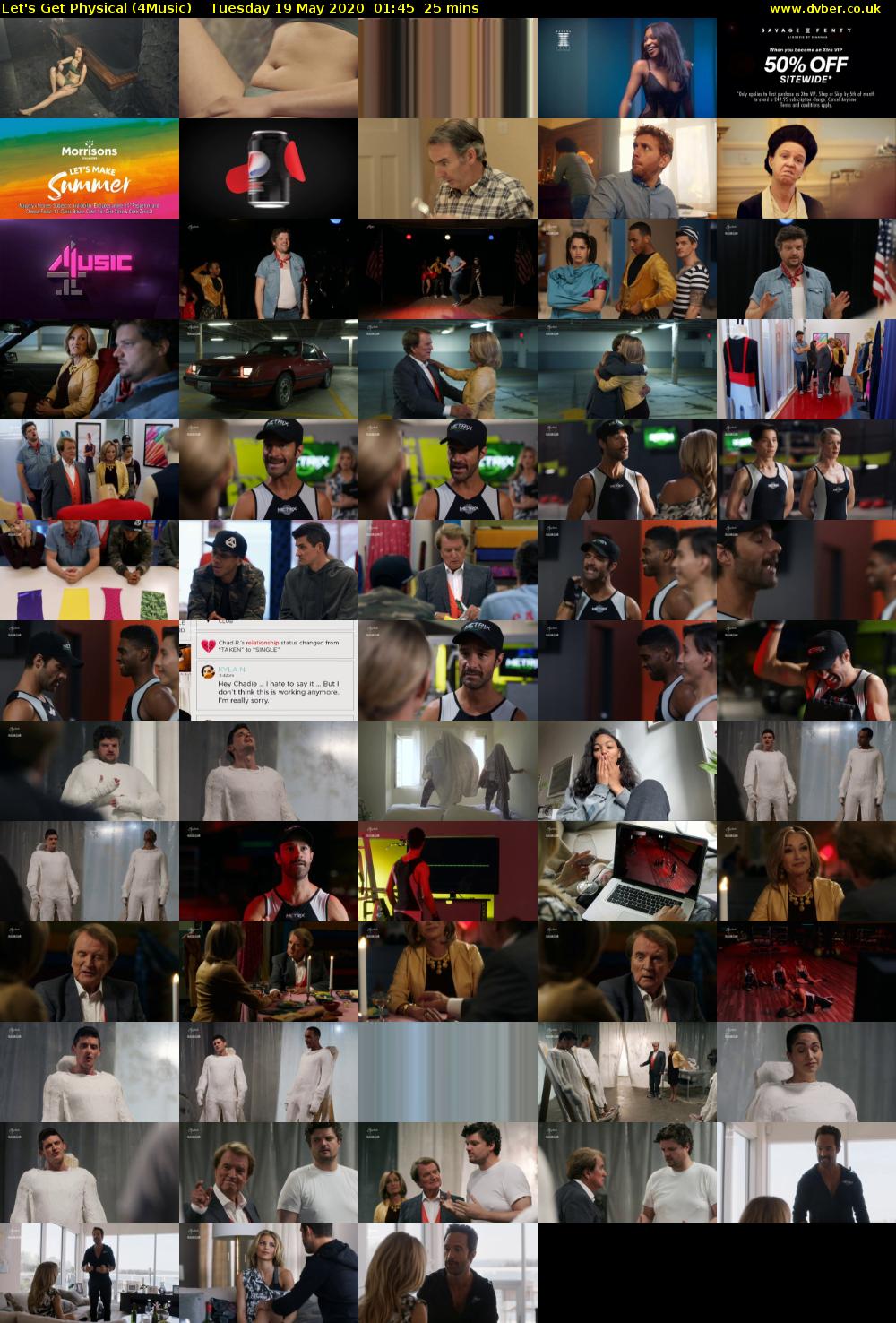 Let's Get Physical (4Music) Tuesday 19 May 2020 01:45 - 02:10