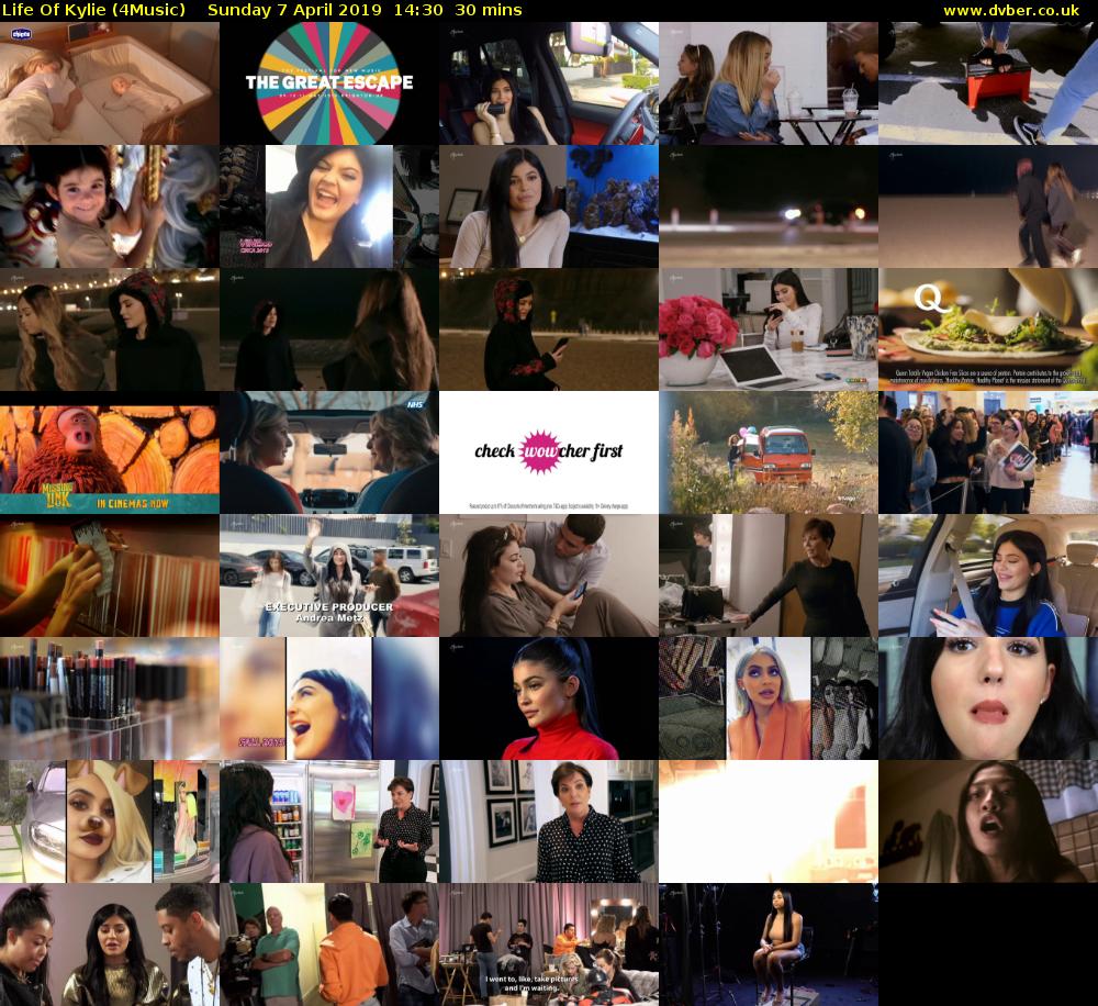 Life Of Kylie (4Music) Sunday 7 April 2019 14:30 - 15:00