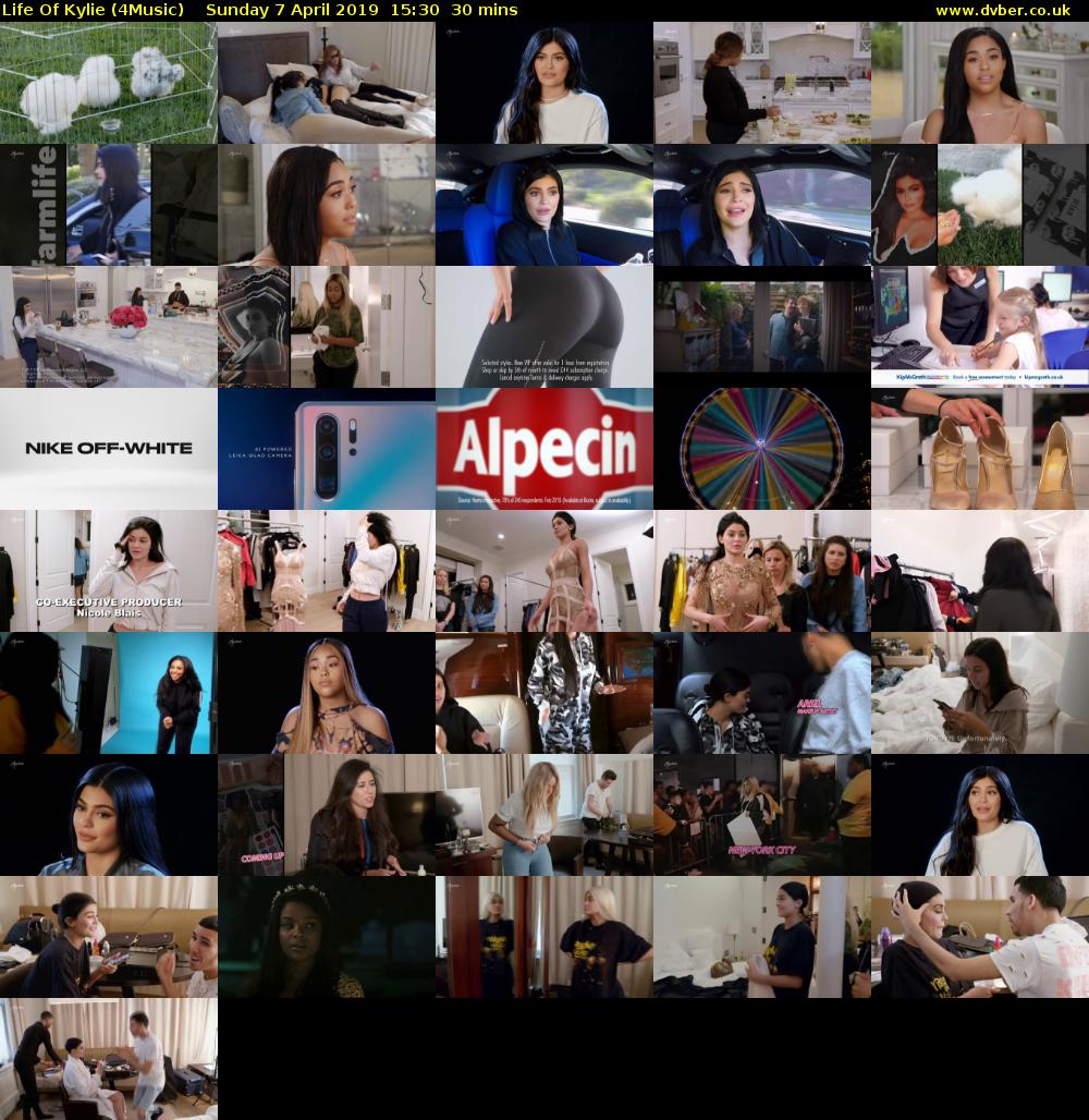 Life Of Kylie (4Music) Sunday 7 April 2019 15:30 - 16:00