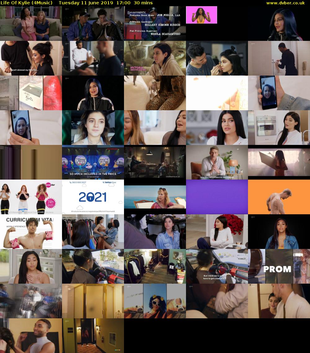 Life Of Kylie (4Music) Tuesday 11 June 2019 17:00 - 17:30