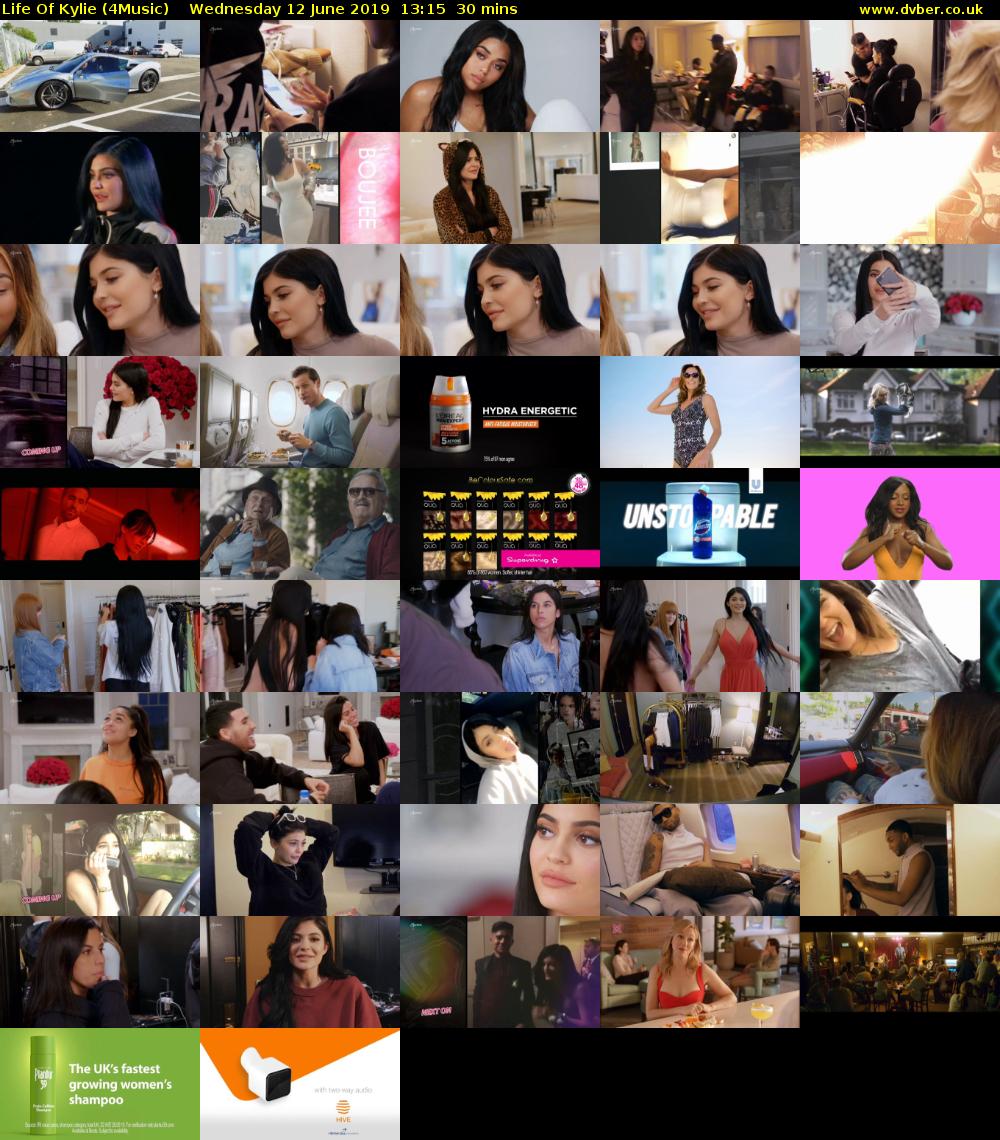 Life Of Kylie (4Music) Wednesday 12 June 2019 13:15 - 13:45