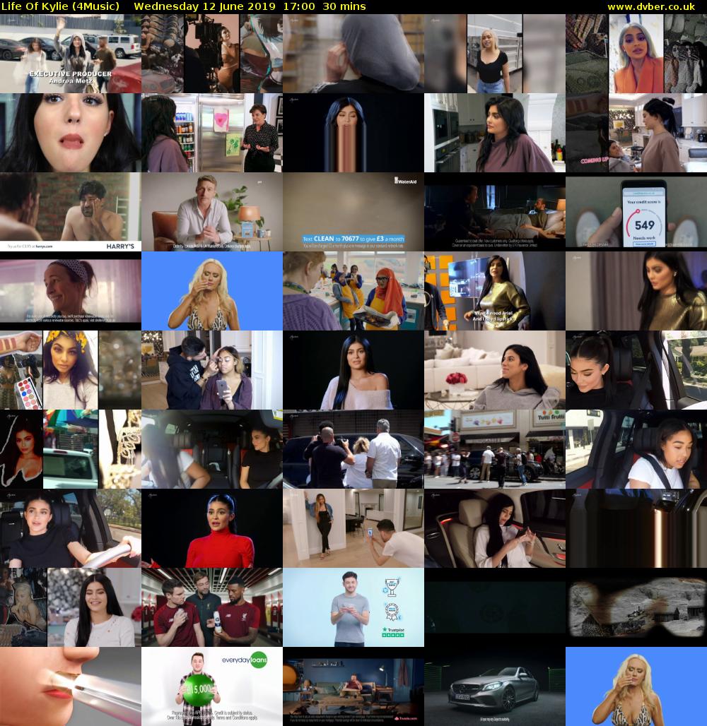 Life Of Kylie (4Music) Wednesday 12 June 2019 17:00 - 17:30