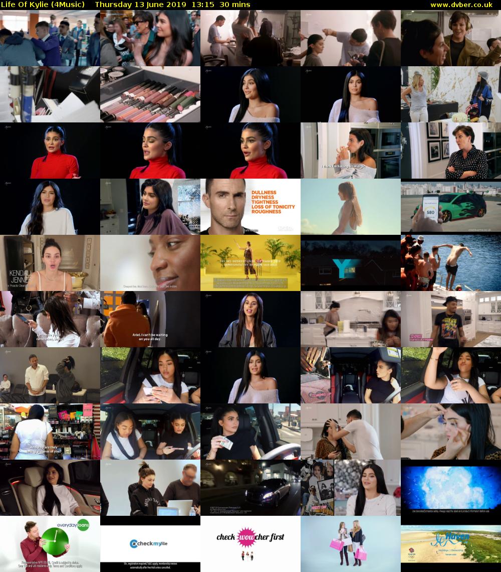 Life Of Kylie (4Music) Thursday 13 June 2019 13:15 - 13:45
