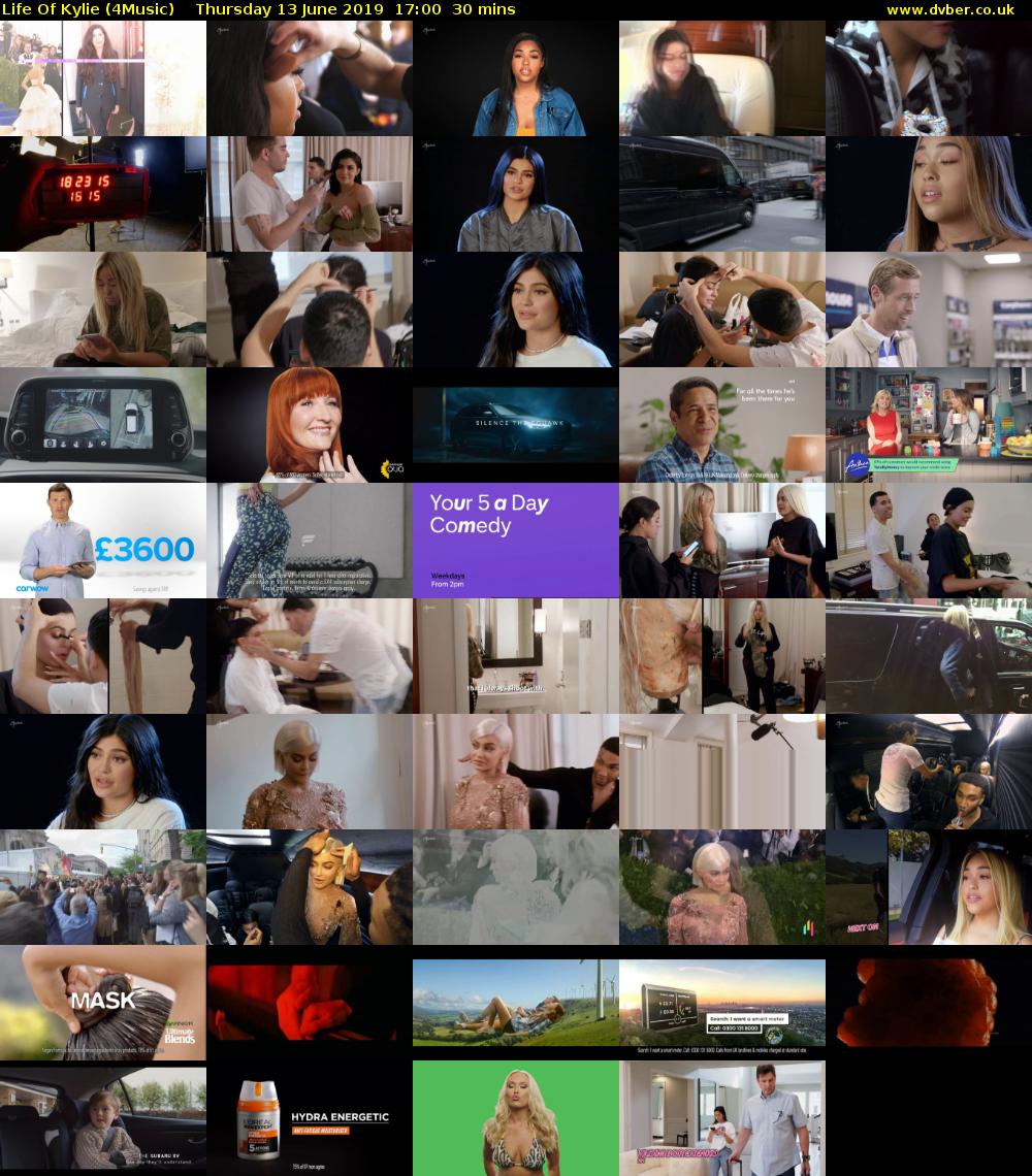 Life Of Kylie (4Music) Thursday 13 June 2019 17:00 - 17:30