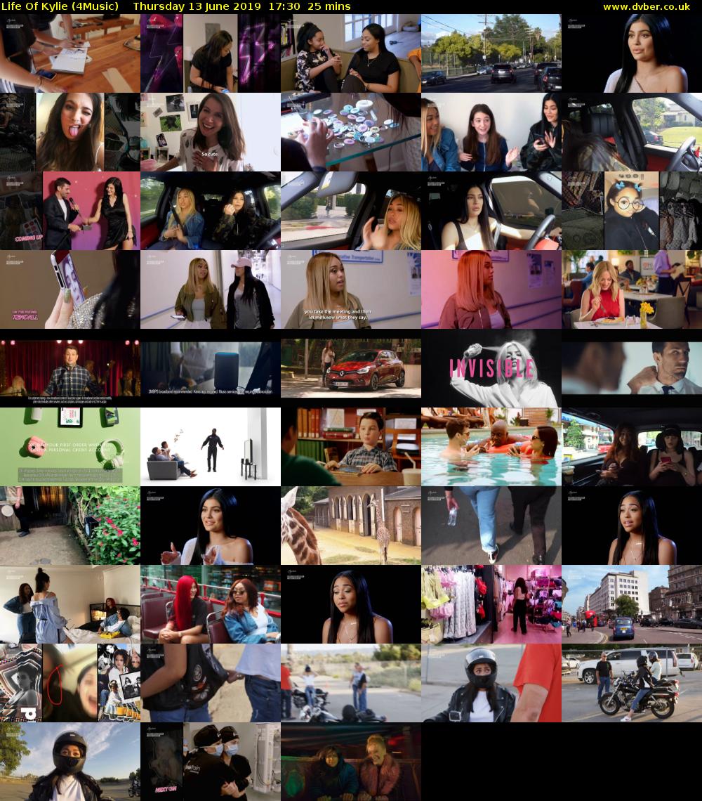 Life Of Kylie (4Music) Thursday 13 June 2019 17:30 - 17:55