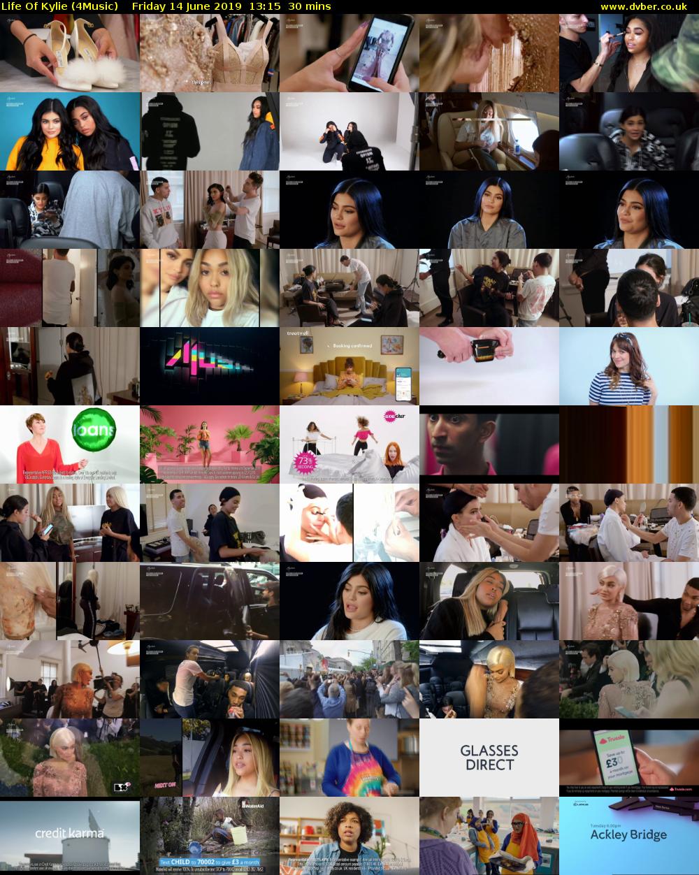 Life Of Kylie (4Music) Friday 14 June 2019 13:15 - 13:45