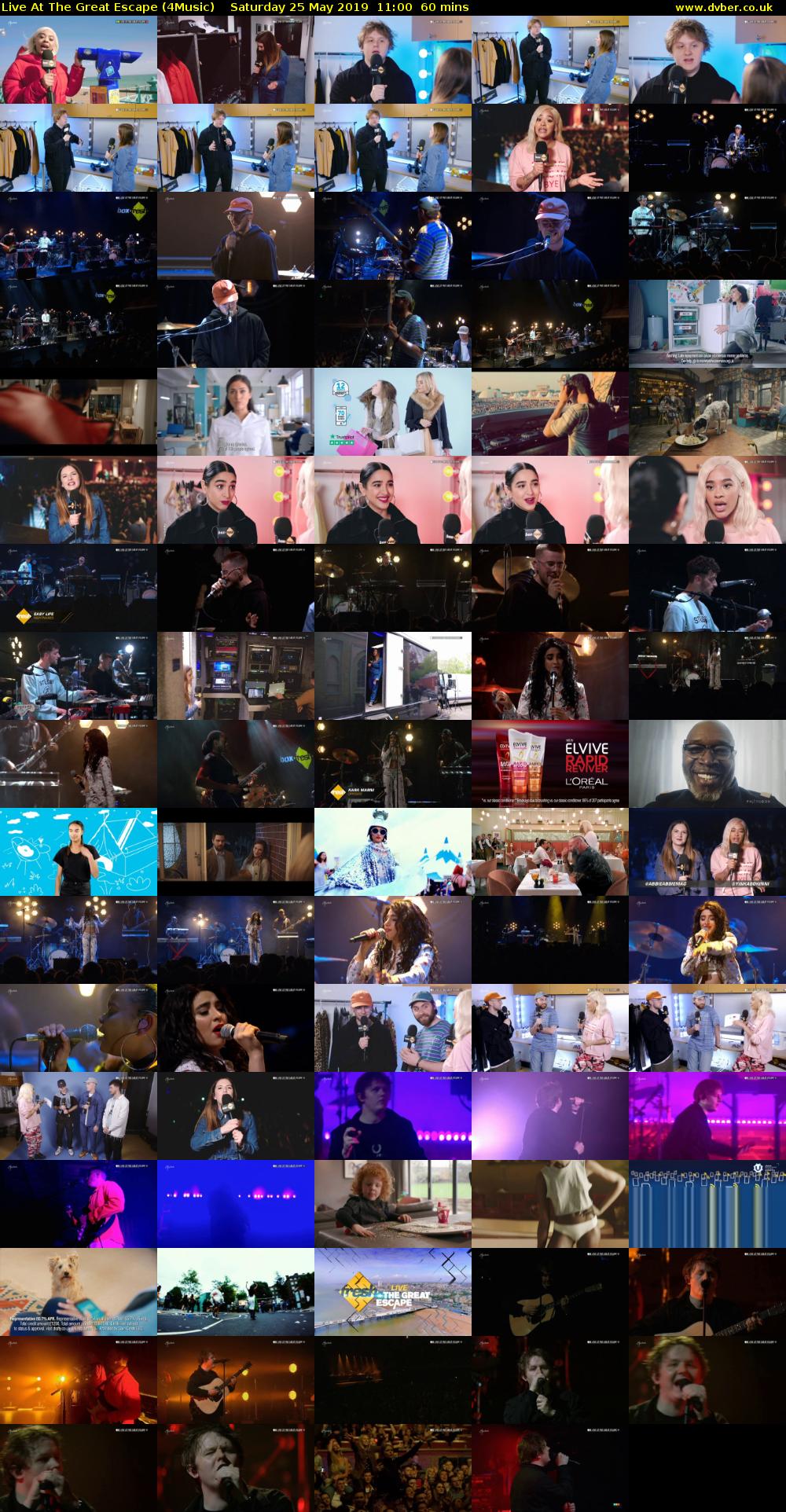 Live At The Great Escape (4Music) Saturday 25 May 2019 11:00 - 12:00