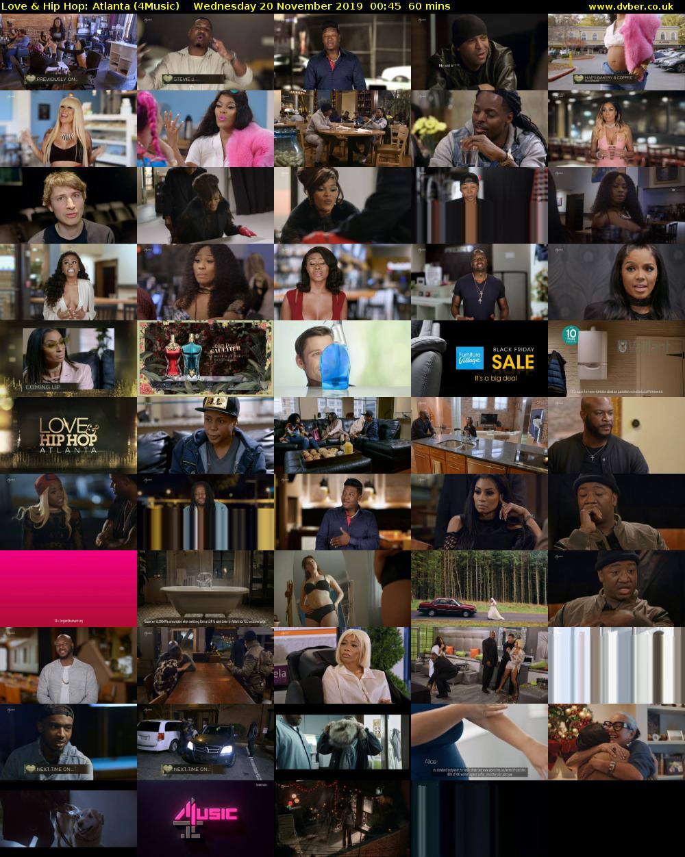 Love & Hip Hop: Atlanta (4Music) Wednesday 20 November 2019 00:45 - 01:45