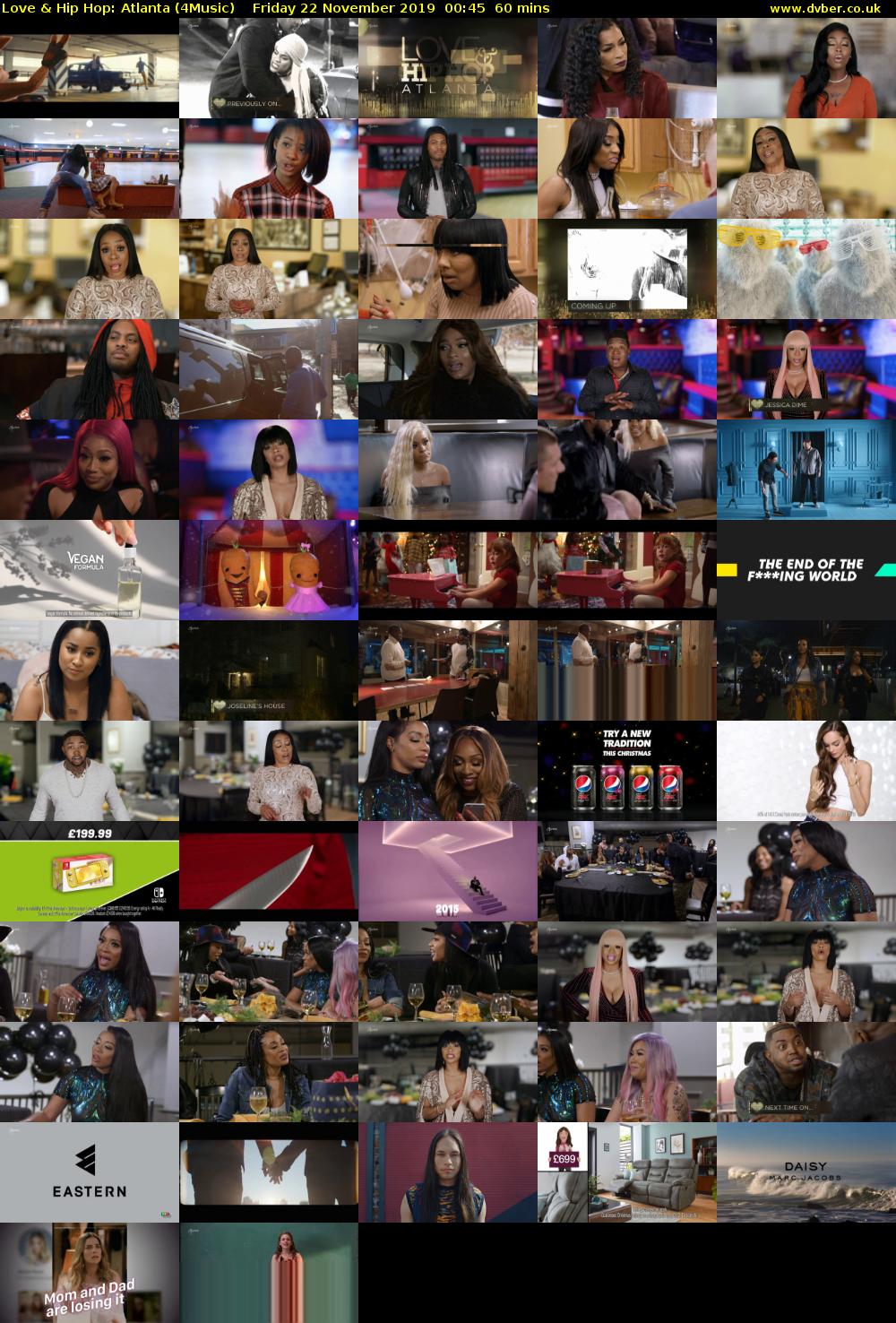 Love & Hip Hop: Atlanta (4Music) Friday 22 November 2019 00:45 - 01:45