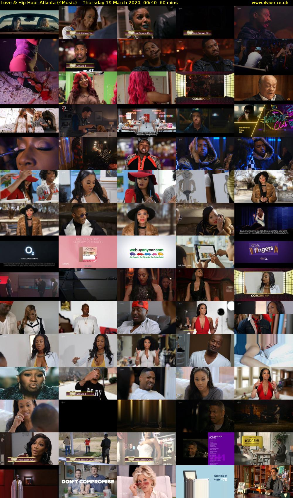 Love & Hip Hop: Atlanta (4Music) Thursday 19 March 2020 00:40 - 01:40
