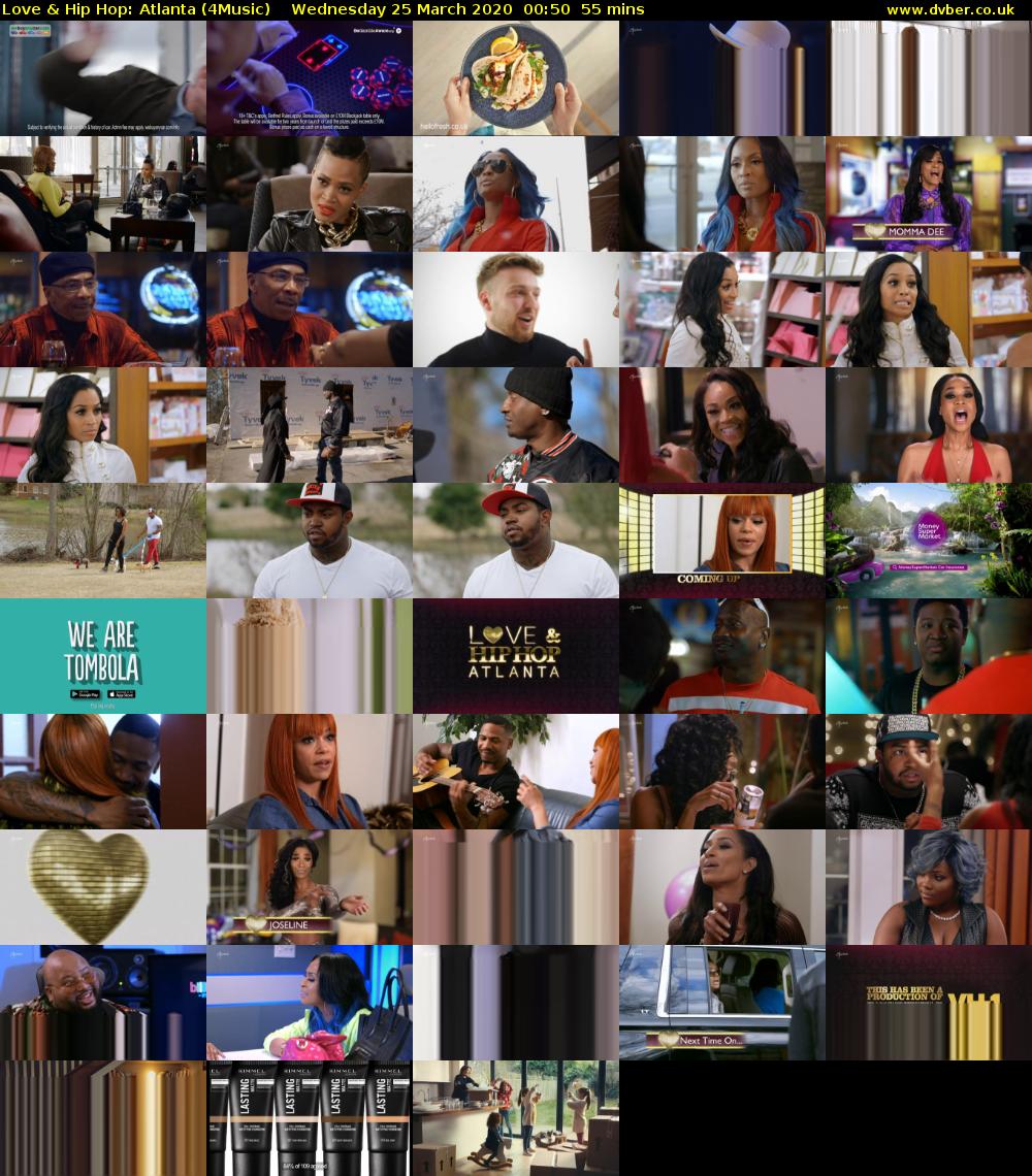 Love & Hip Hop: Atlanta (4Music) Wednesday 25 March 2020 00:50 - 01:45