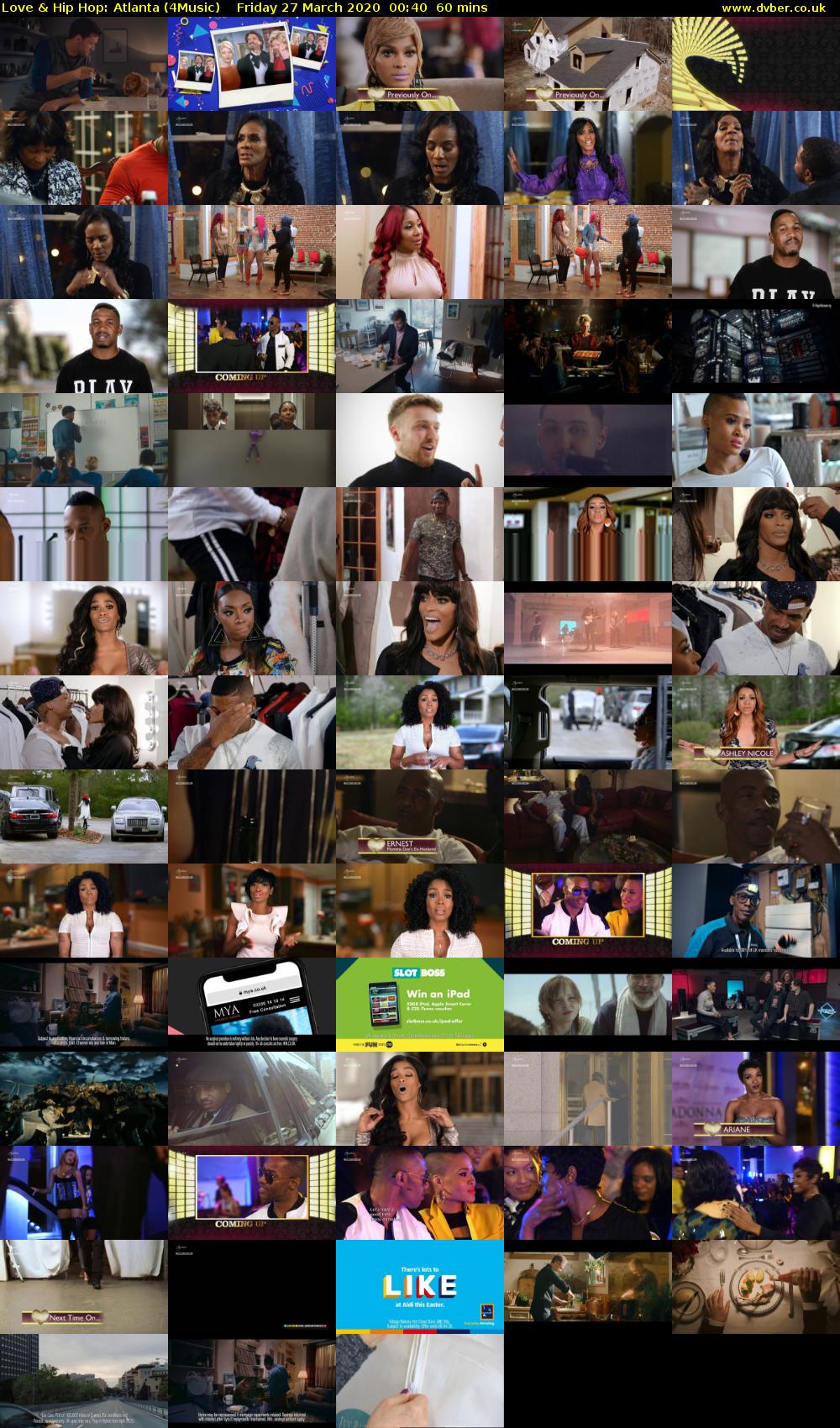 Love & Hip Hop: Atlanta (4Music) Friday 27 March 2020 00:40 - 01:40