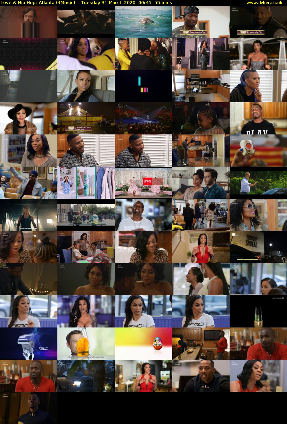 Love & Hip Hop: Atlanta (4Music) Tuesday 31 March 2020 00:45 - 01:40