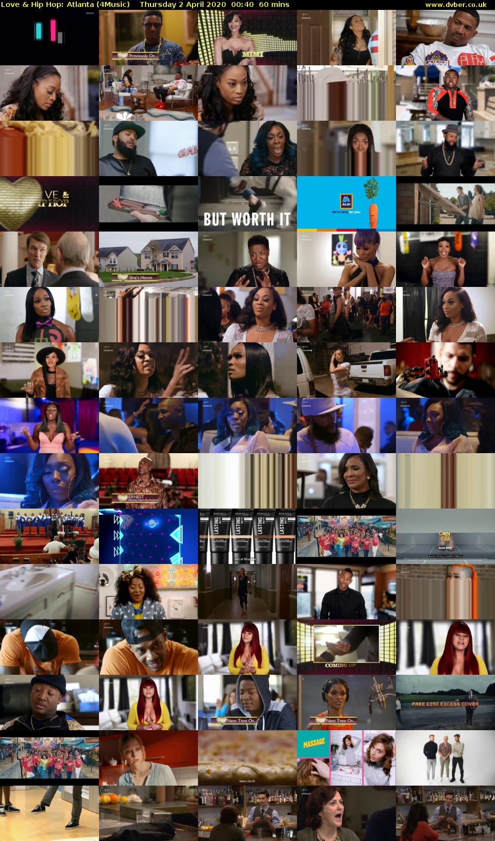 Love & Hip Hop: Atlanta (4Music) Thursday 2 April 2020 00:40 - 01:40