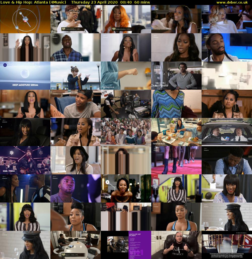 Love & Hip Hop: Atlanta (4Music) Thursday 23 April 2020 00:40 - 01:40