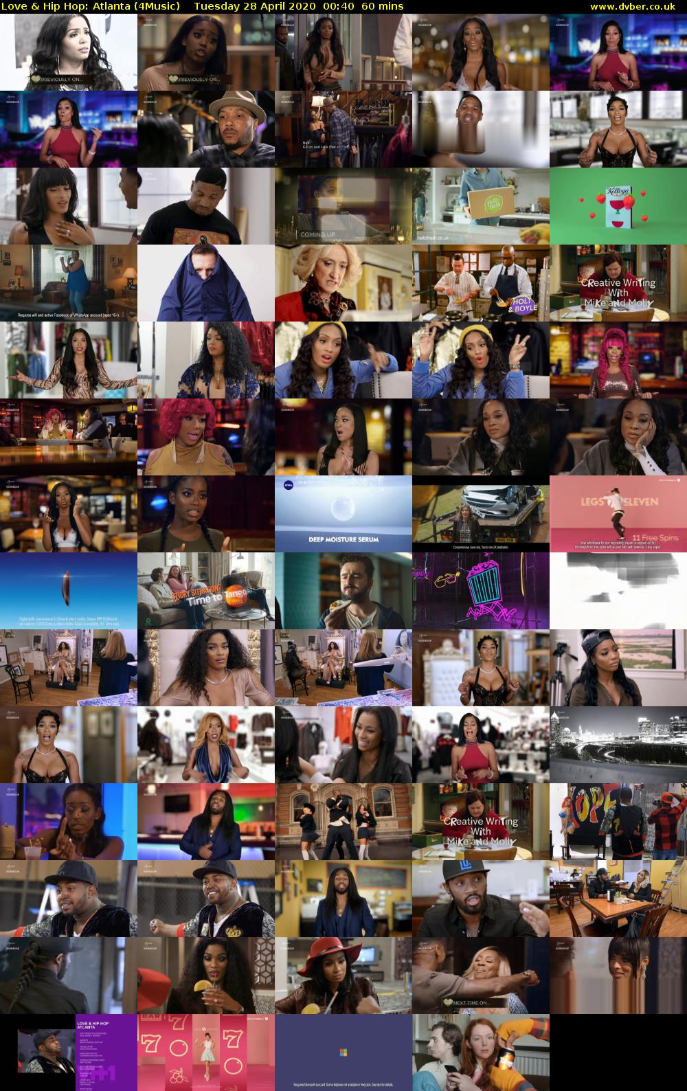 Love & Hip Hop: Atlanta (4Music) Tuesday 28 April 2020 00:40 - 01:40