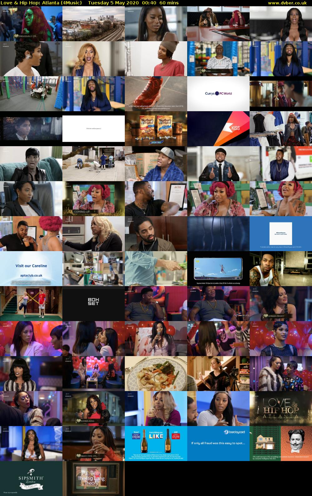 Love & Hip Hop: Atlanta (4Music) Tuesday 5 May 2020 00:40 - 01:40