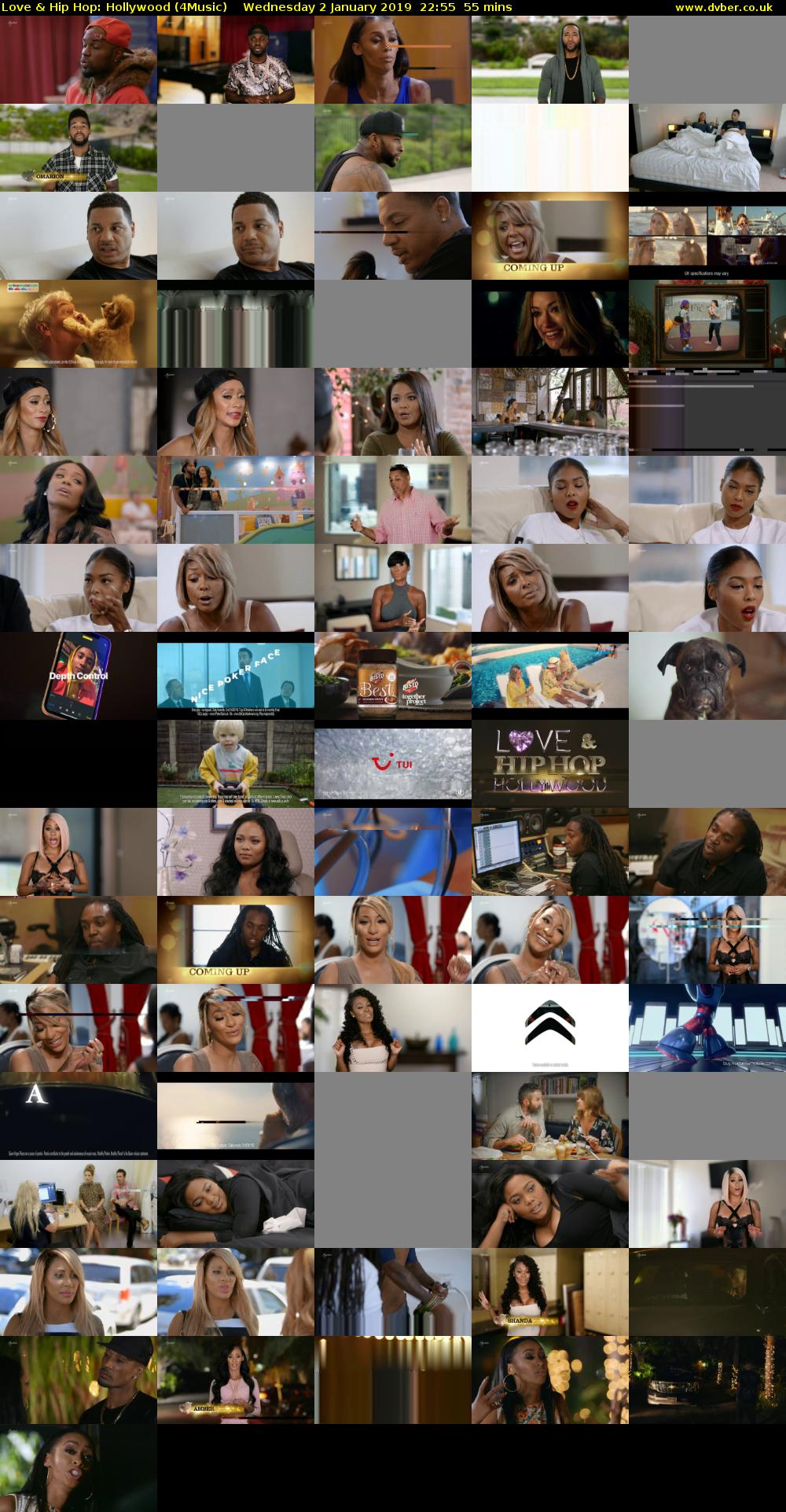 Love & Hip Hop: Hollywood (4Music) Wednesday 2 January 2019 22:55 - 23:50