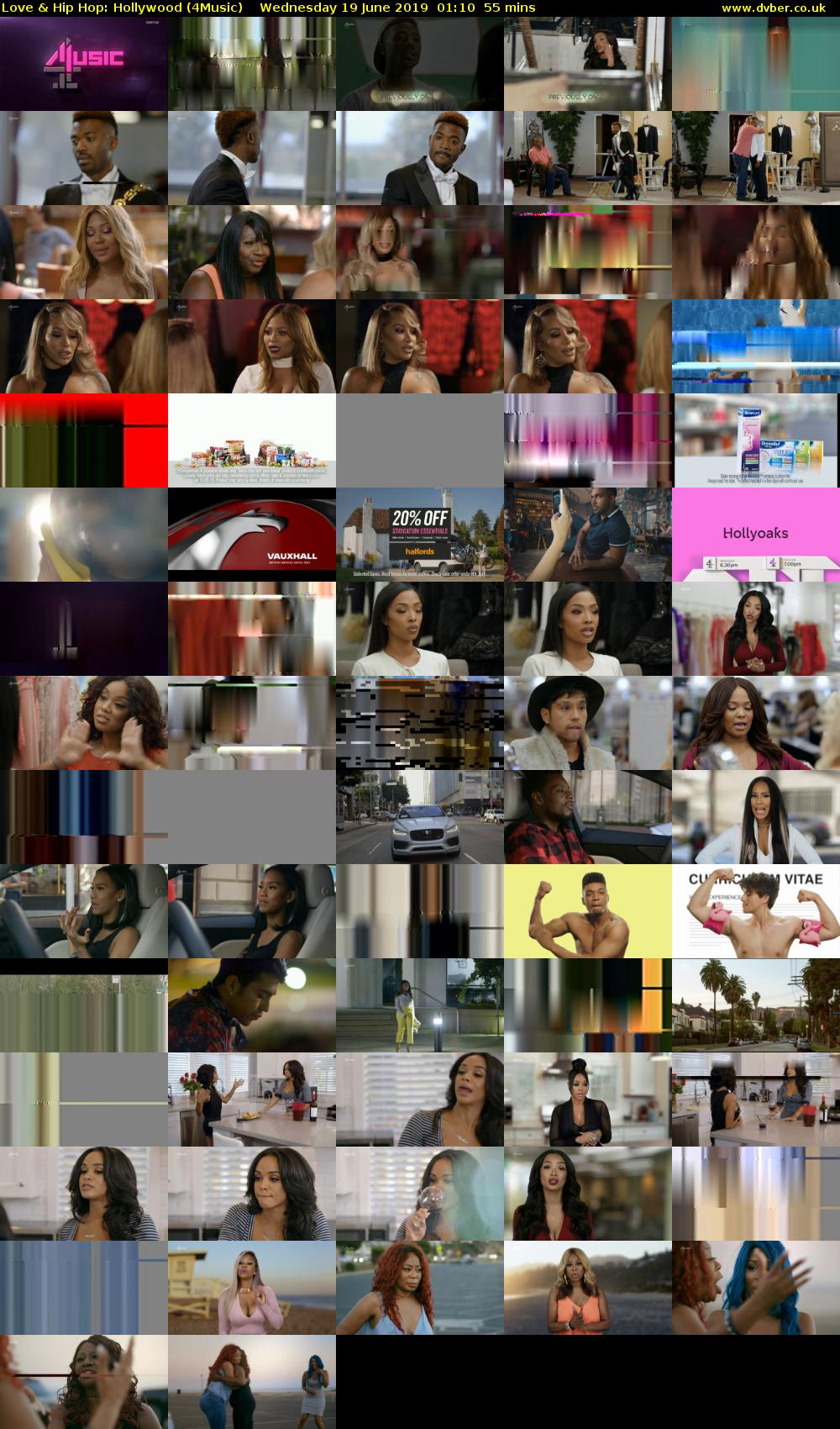 Love & Hip Hop: Hollywood (4Music) Wednesday 19 June 2019 01:10 - 02:05