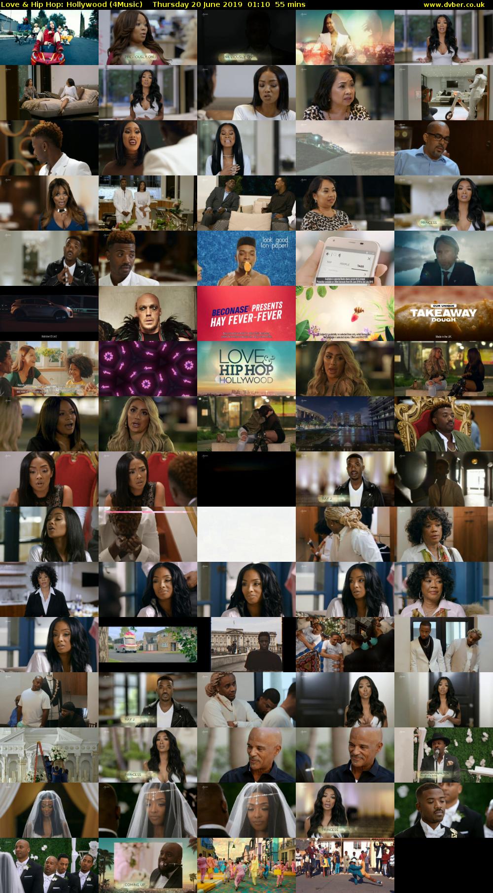 Love & Hip Hop: Hollywood (4Music) Thursday 20 June 2019 01:10 - 02:05