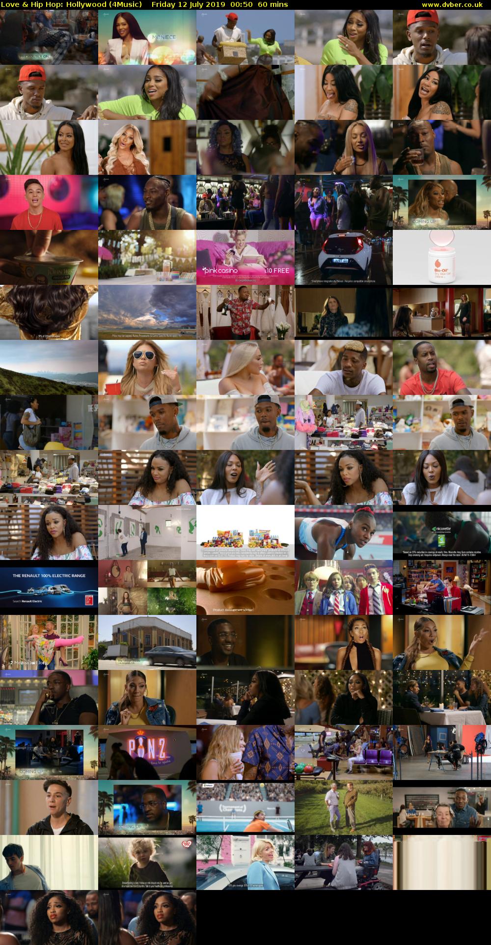 Love & Hip Hop: Hollywood (4Music) Friday 12 July 2019 00:50 - 01:50