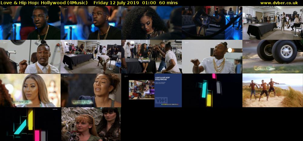 Love & Hip Hop: Hollywood (4Music) Friday 12 July 2019 01:00 - 02:00