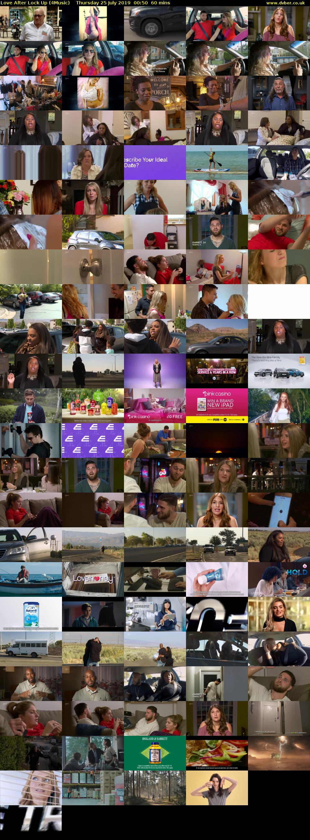 Love After Lock Up (4Music) Thursday 25 July 2019 00:50 - 01:50