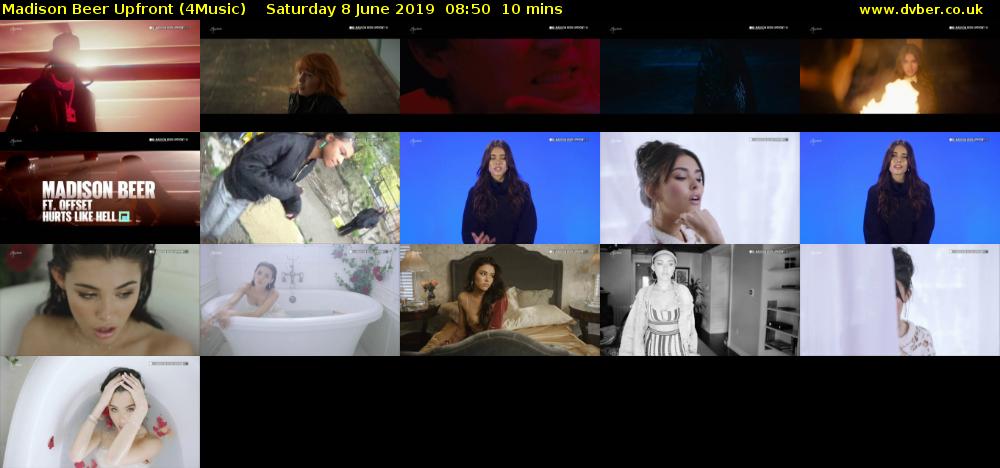 Madison Beer Upfront (4Music) Saturday 8 June 2019 08:50 - 09:00