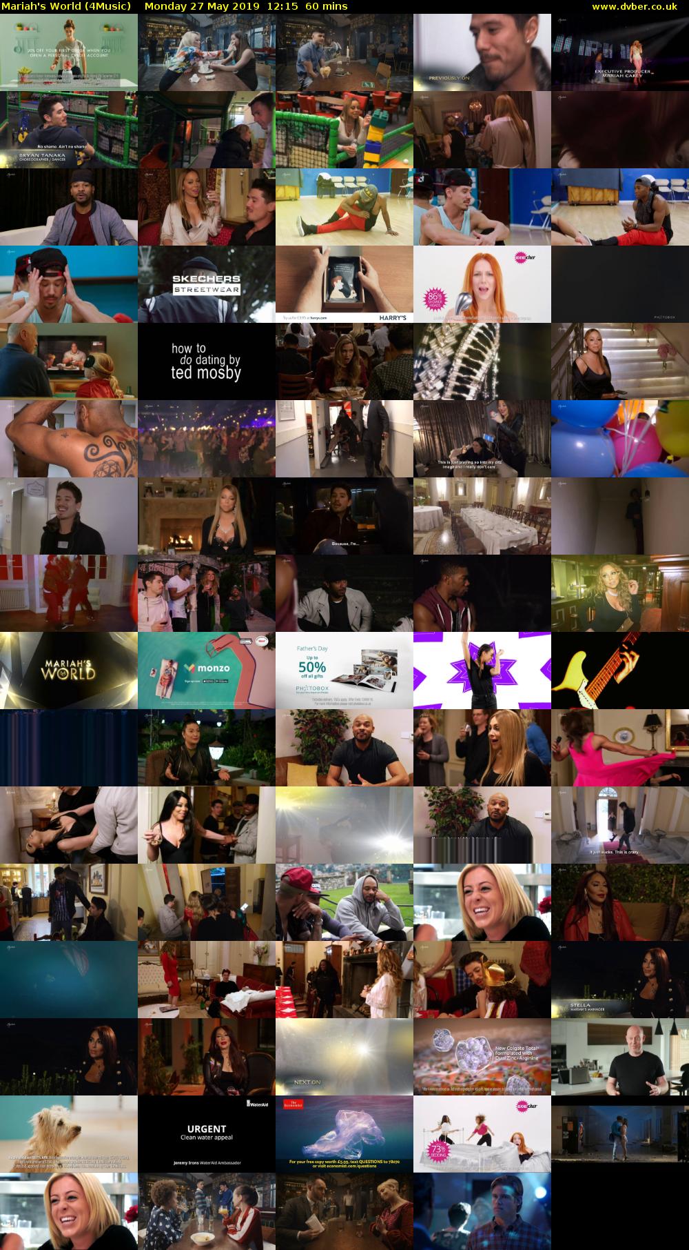 Mariah's World (4Music) Monday 27 May 2019 12:15 - 13:15