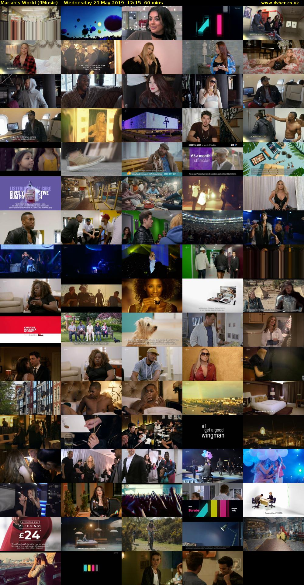 Mariah's World (4Music) Wednesday 29 May 2019 12:15 - 13:15