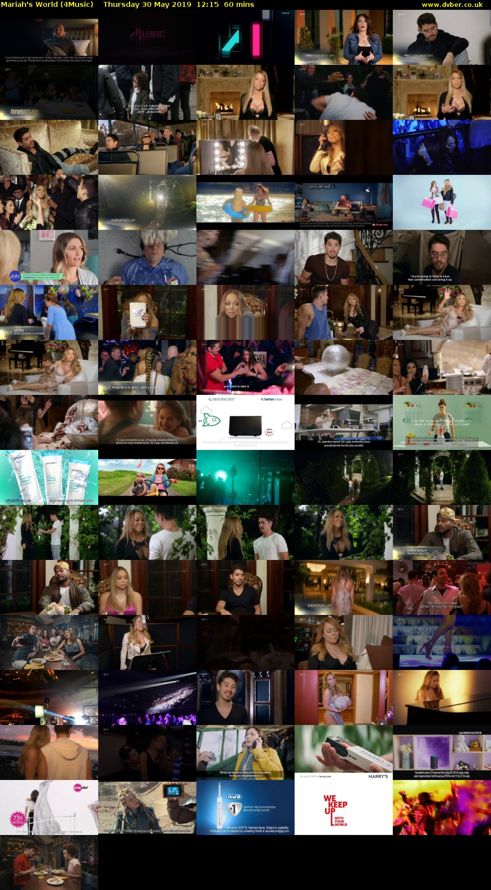 Mariah's World (4Music) Thursday 30 May 2019 12:15 - 13:15