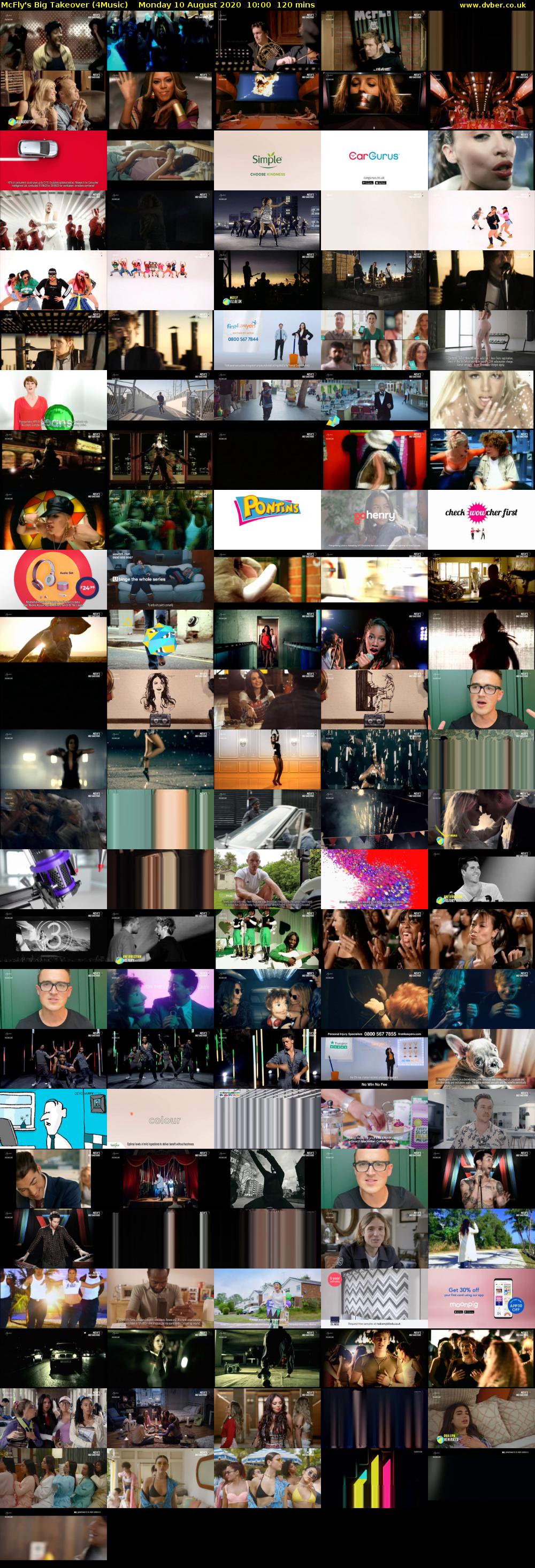 McFly's Big Takeover (4Music) Monday 10 August 2020 10:00 - 12:00