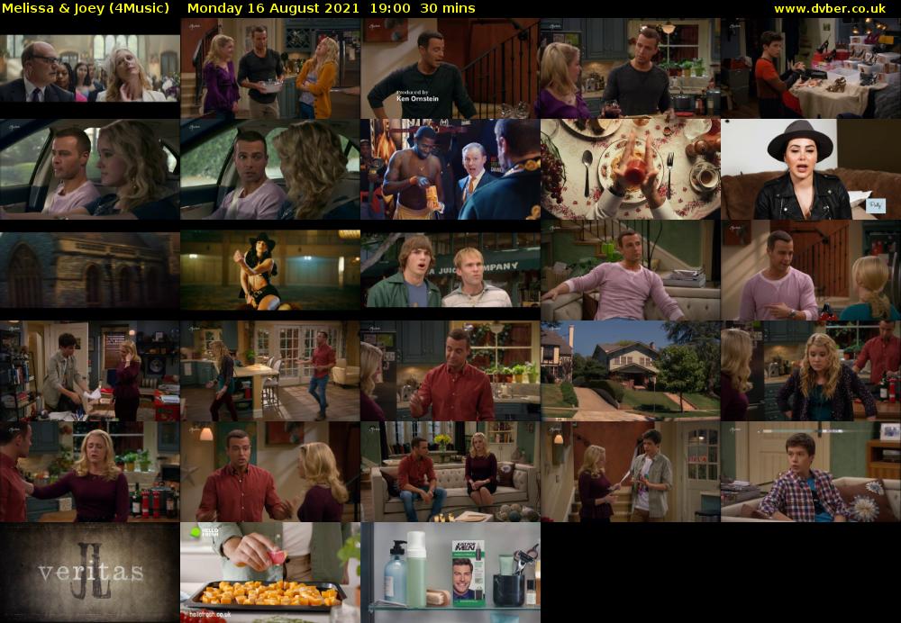 Melissa & Joey (4Music) Monday 16 August 2021 19:00 - 19:30