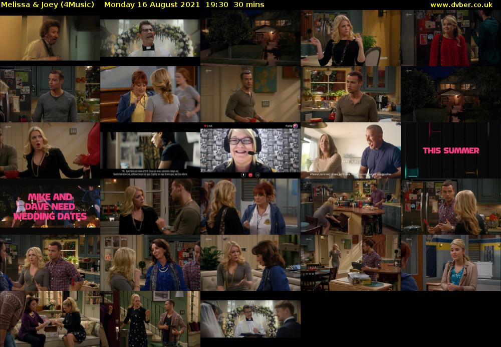 Melissa & Joey (4Music) Monday 16 August 2021 19:30 - 20:00