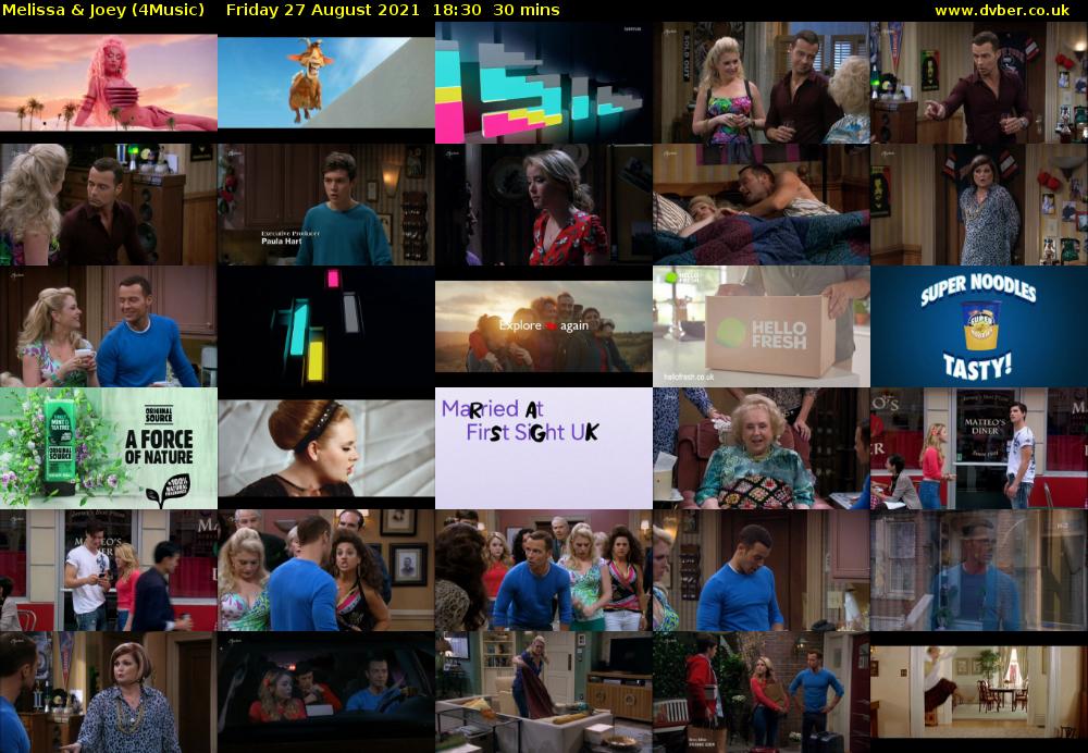 Melissa & Joey (4Music) Friday 27 August 2021 19:30 - 20:00