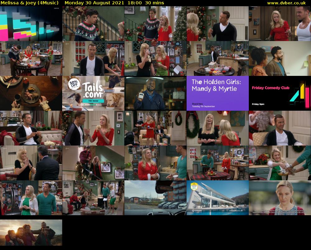Melissa & Joey (4Music) Monday 30 August 2021 19:00 - 19:30