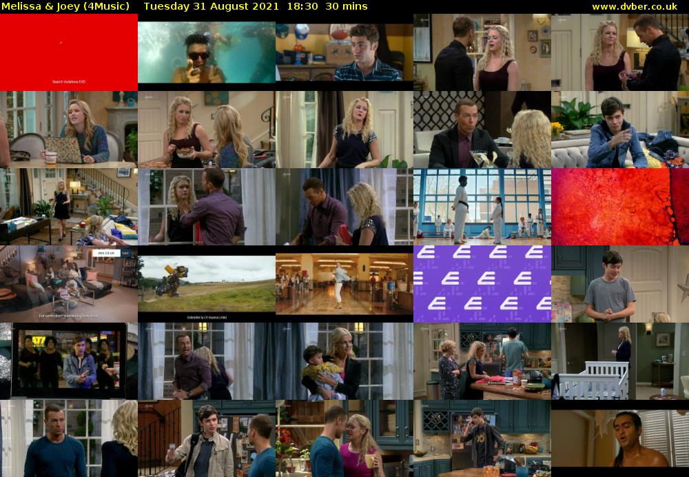 Melissa & Joey (4Music) Tuesday 31 August 2021 19:30 - 20:00