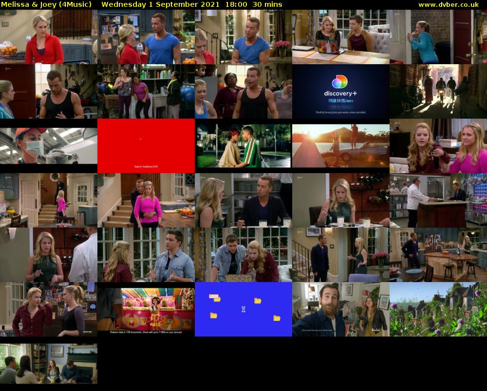 Melissa & Joey (4Music) Wednesday 1 September 2021 19:00 - 19:30