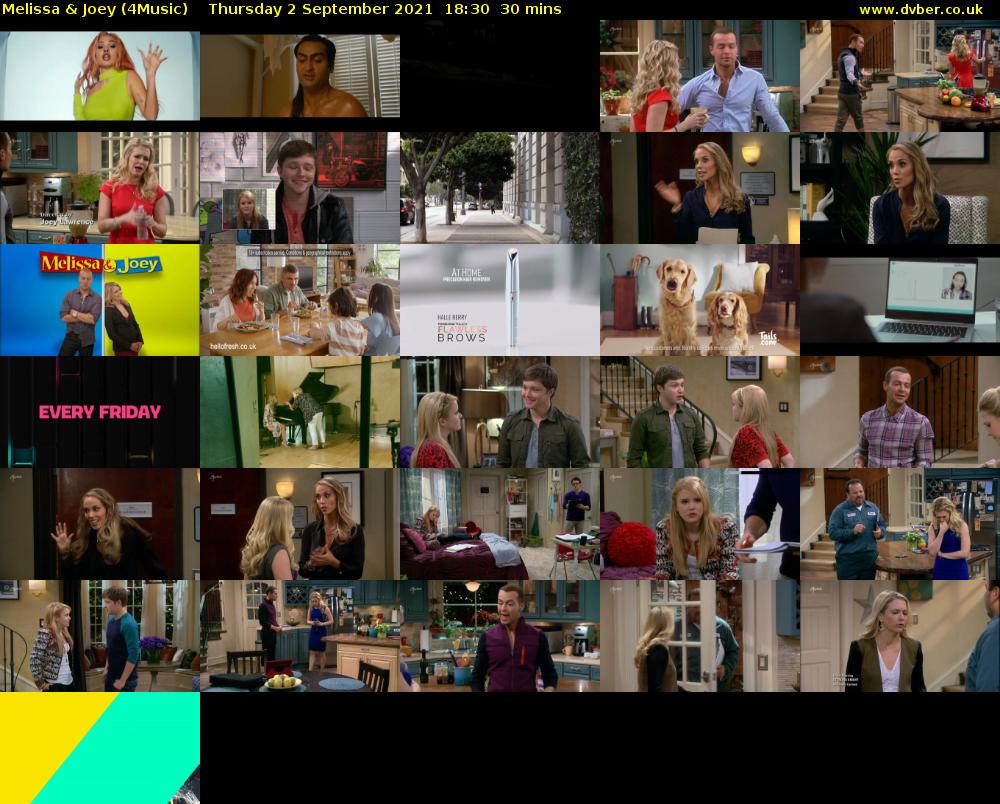 Melissa & Joey (4Music) Thursday 2 September 2021 19:30 - 20:00