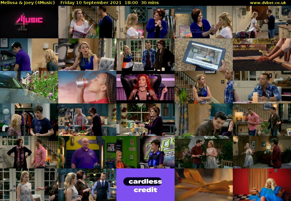 Melissa & Joey (4Music) Friday 10 September 2021 19:00 - 19:30