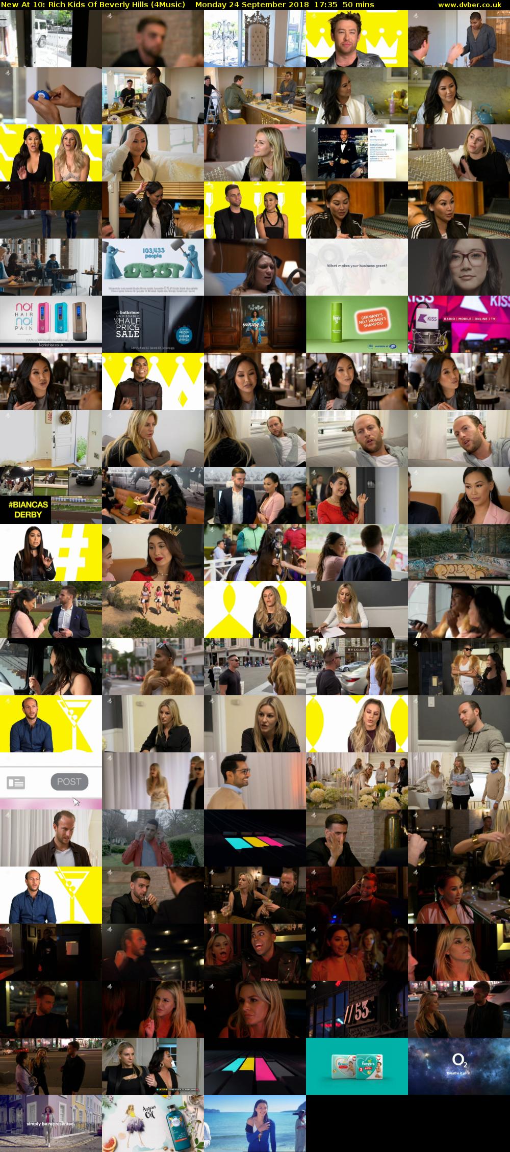 New At 10: Rich Kids Of Beverly Hills (4Music) Monday 24 September 2018 17:35 - 18:25