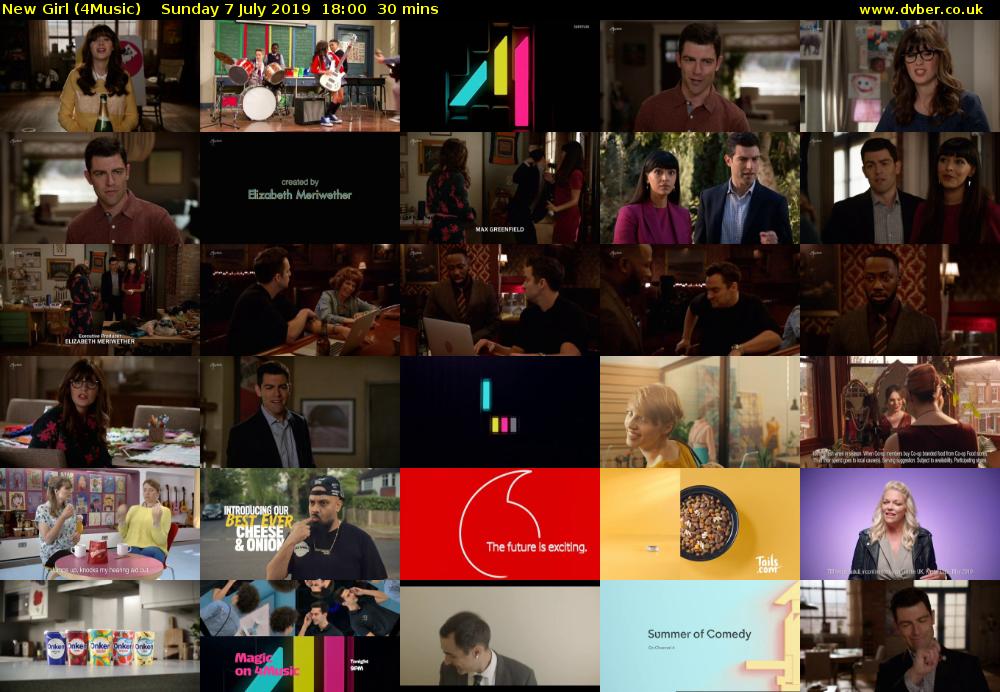 New Girl (4Music) Sunday 7 July 2019 18:00 - 18:30