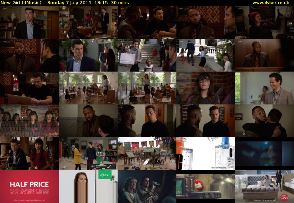 New Girl (4Music) Sunday 7 July 2019 18:15 - 18:45