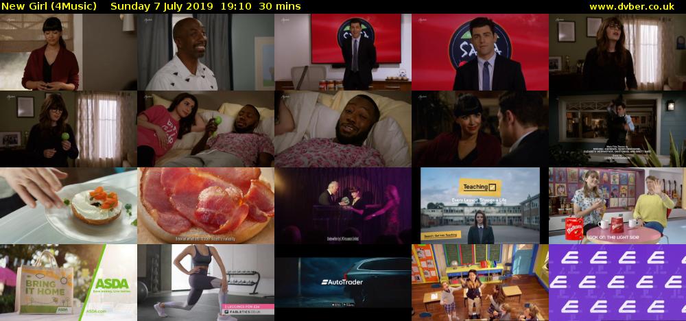 New Girl (4Music) Sunday 7 July 2019 19:10 - 19:40