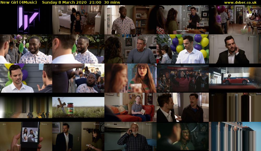 New Girl (4Music) Sunday 8 March 2020 21:00 - 21:30