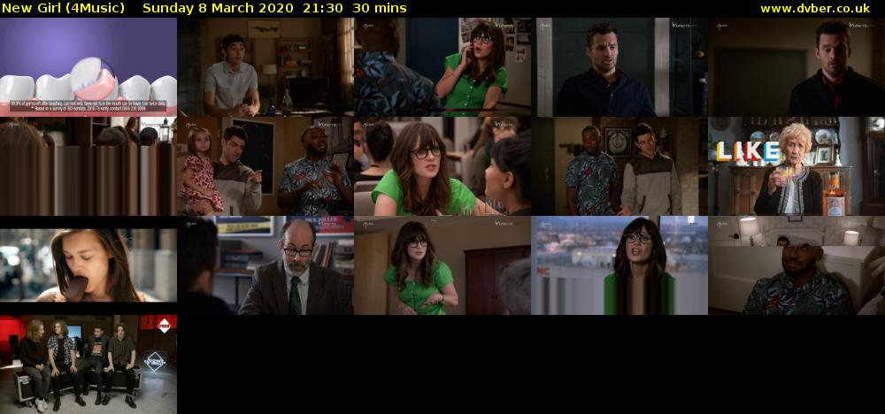 New Girl (4Music) Sunday 8 March 2020 21:30 - 22:00