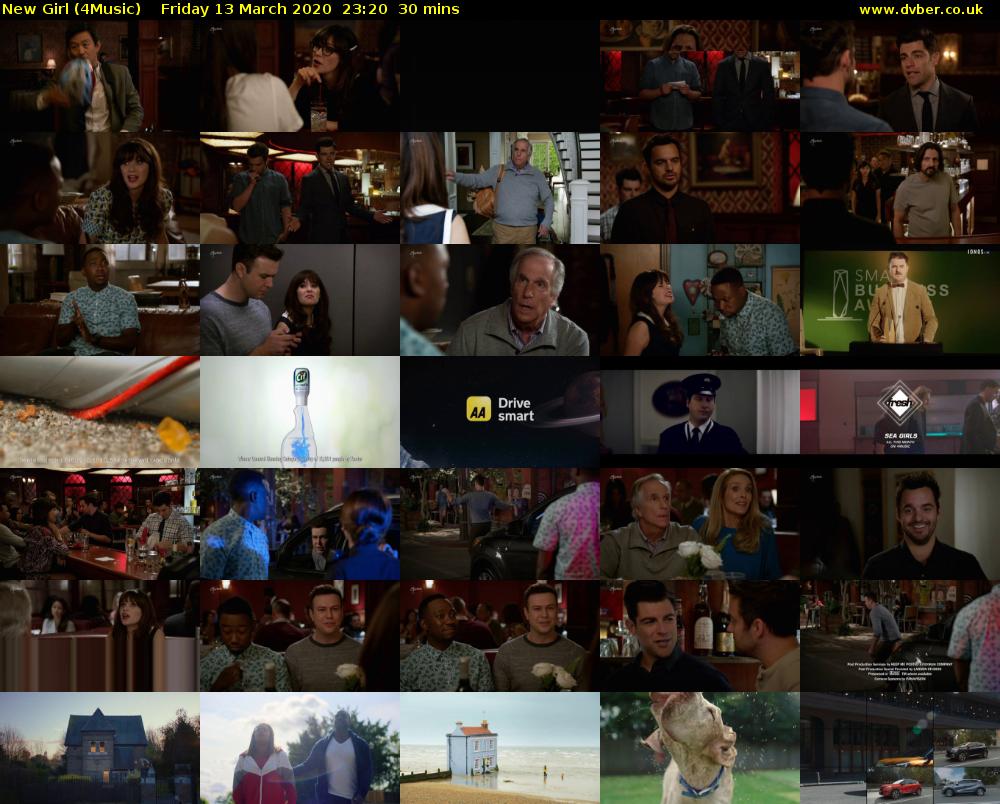 New Girl (4Music) Friday 13 March 2020 23:20 - 23:50