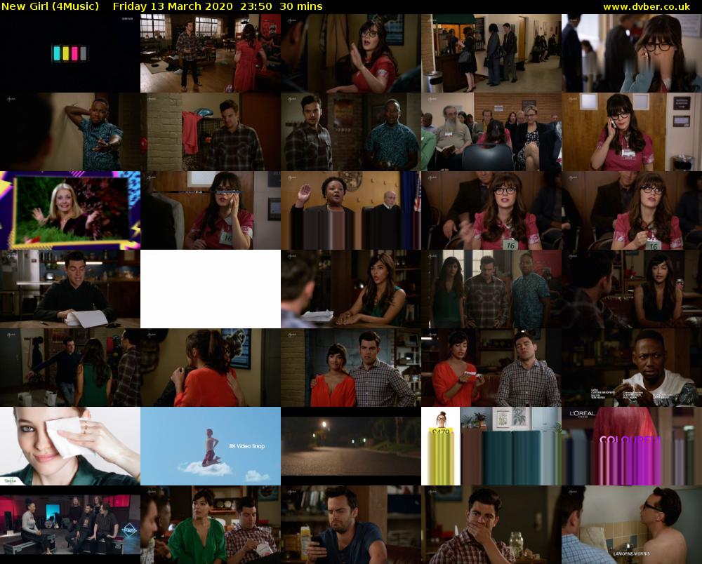 New Girl (4Music) Friday 13 March 2020 23:50 - 00:20