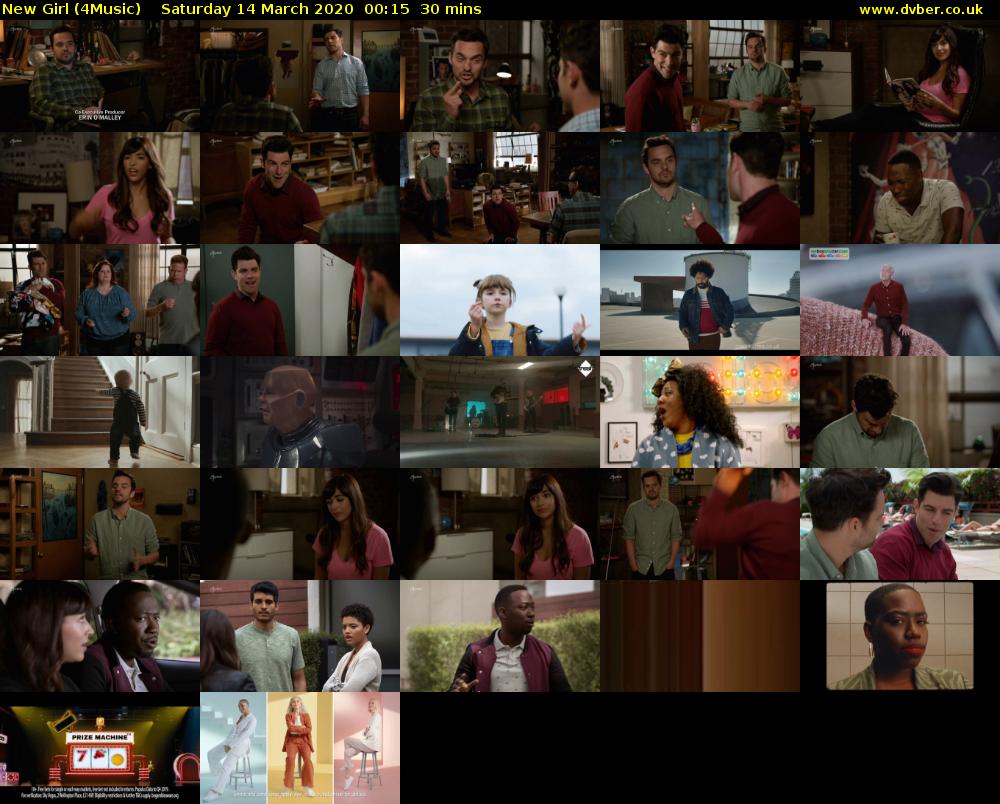New Girl (4Music) Saturday 14 March 2020 00:15 - 00:45