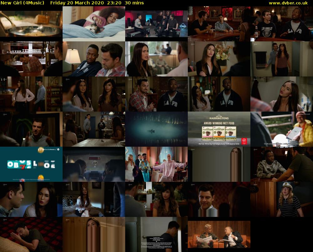 New Girl (4Music) Friday 20 March 2020 23:20 - 23:50